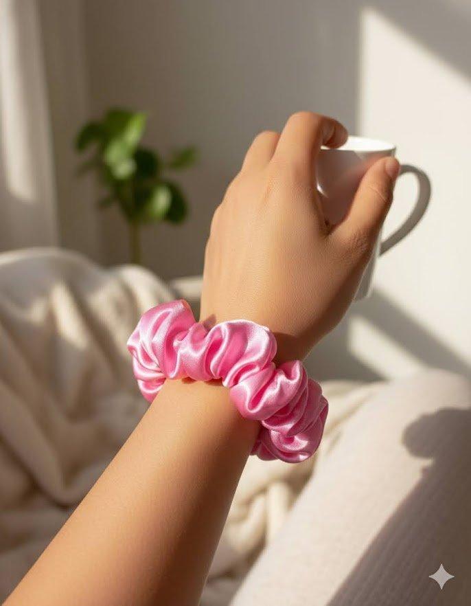Miniatura 2 de Scrunchie Rosa Satin