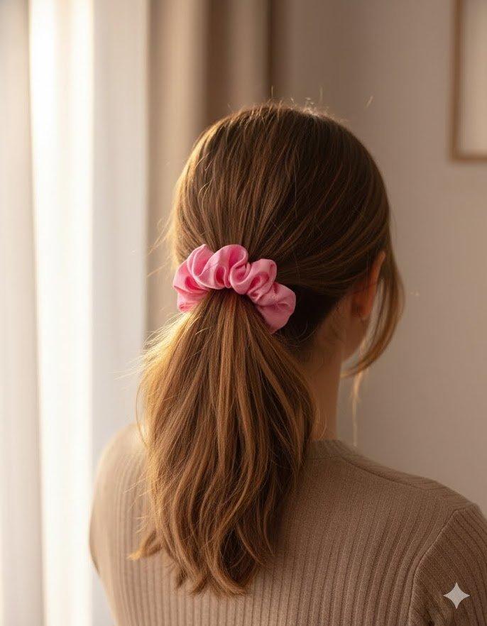 Miniatura 3 de Scrunchie Rosa Satin