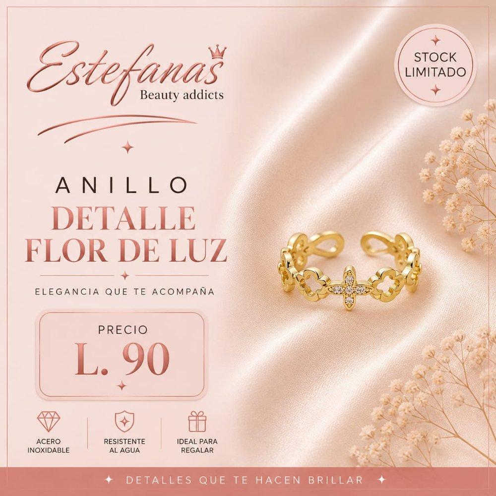Anillo Detalle Flor De Luz