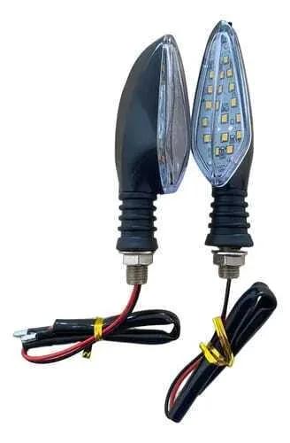  Luz X2 giro led guiño motos farol 150 200 250 universal