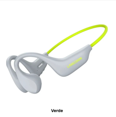 Miniatura 2 de Audífono LANGSDOM BE20 de conducción ósea IPX8, natación, gris con verde