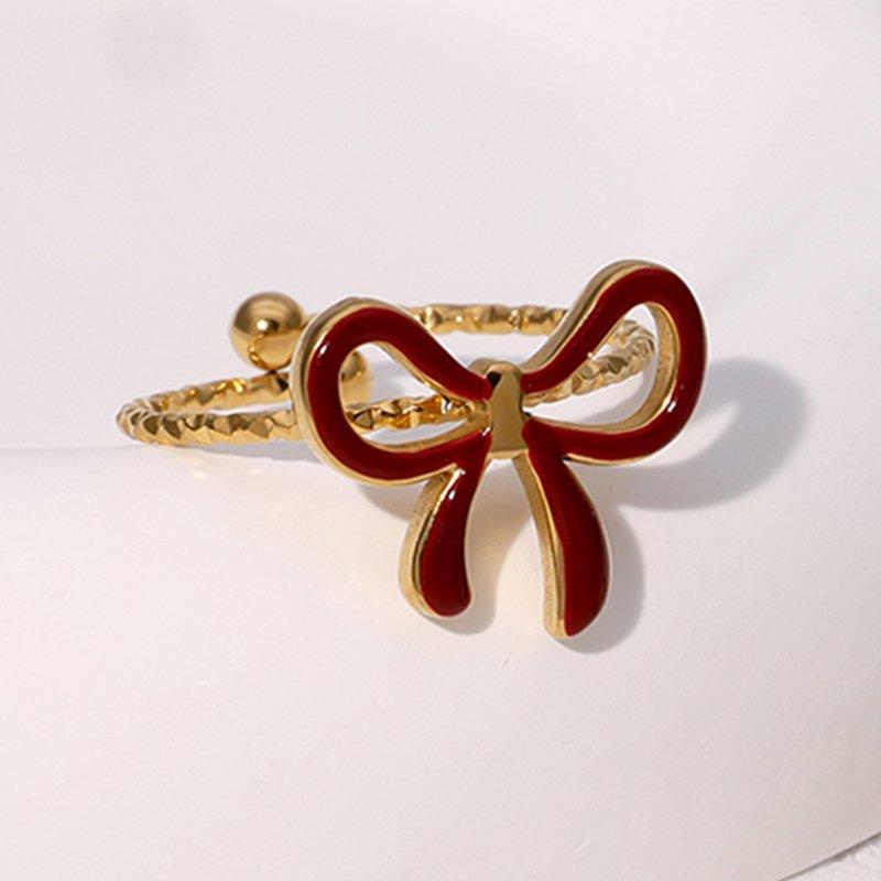 Anillo Ajustable Coquette - Dorado - ANI244