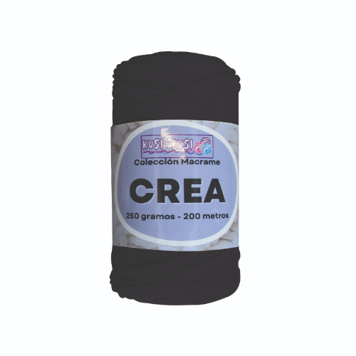 Cordón Crea #01 Negro 250grs 200M