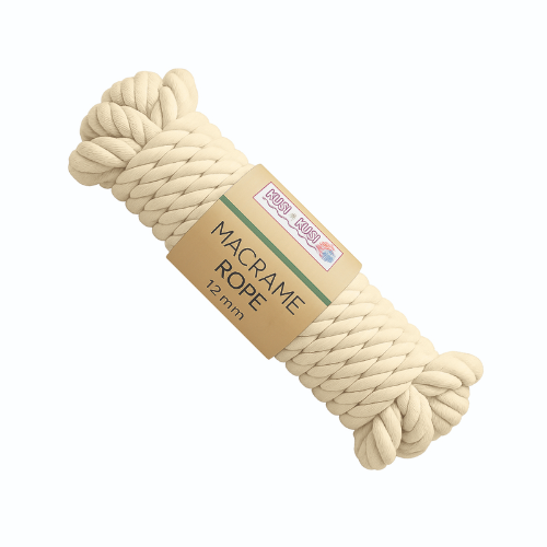 Col 02 Rope 12mm  Crema 500grs 10M