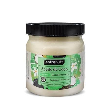 Aceite de Coco - Entrenuts Neutro 1000 Cc Sin Tacc