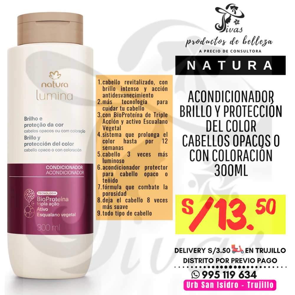 ACONDICIONADOR BRILLO Y PROTECCION