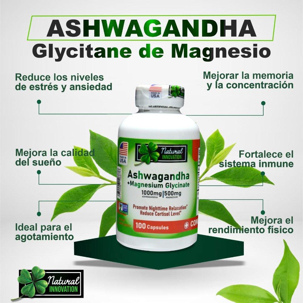 Miniatura 2 de ASHWAGANDHA +GLICINATO DE MAGNESIO 