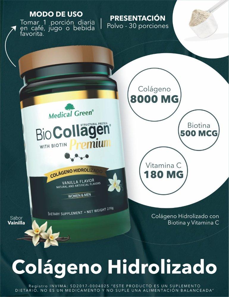 Bio Collagen Premium 8.000 Mg 30 Servicios
