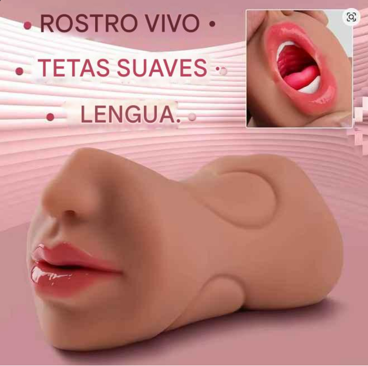 Miniatura 3 de 3 EN 1 BANDA MASTURBADORA VAG -BOCA-ANO