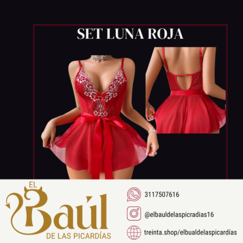Babydoll luna roja