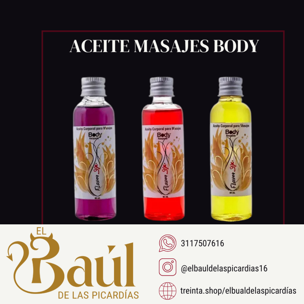 Aceite masajes body