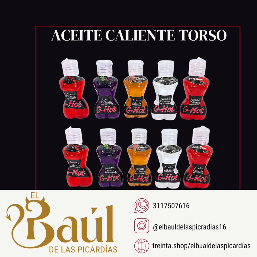 Aceite caliente torso
