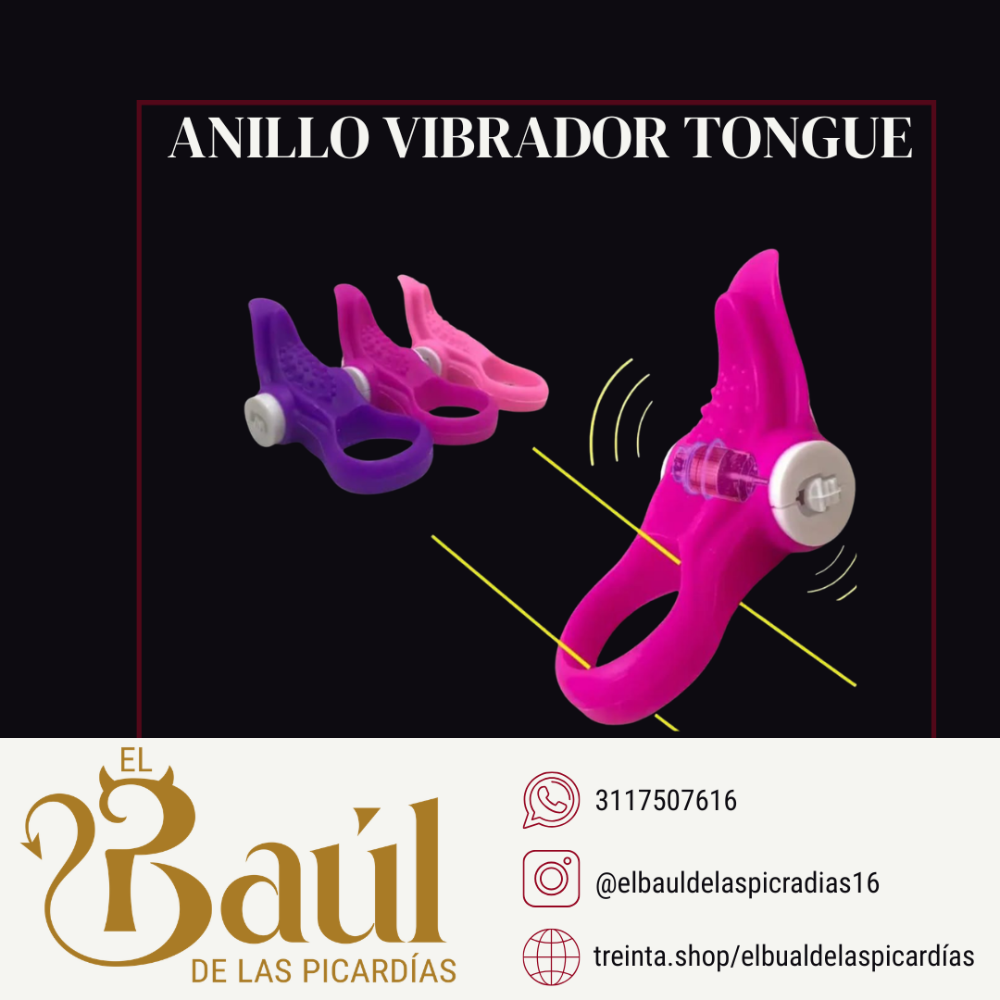 Anillo vibrador tongue