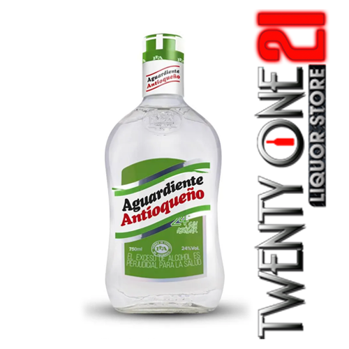 Aguardiente Antioqueño Sin Azúcar 24º Botella 750ml