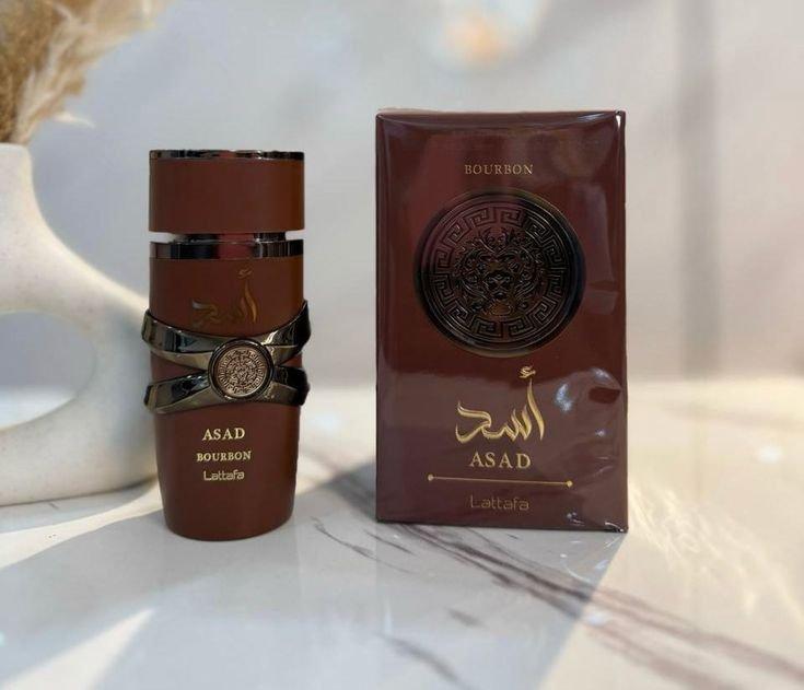 Miniatura 3 de Asad Bourbon Lattafa Perfumes para Hombres de 100ml.