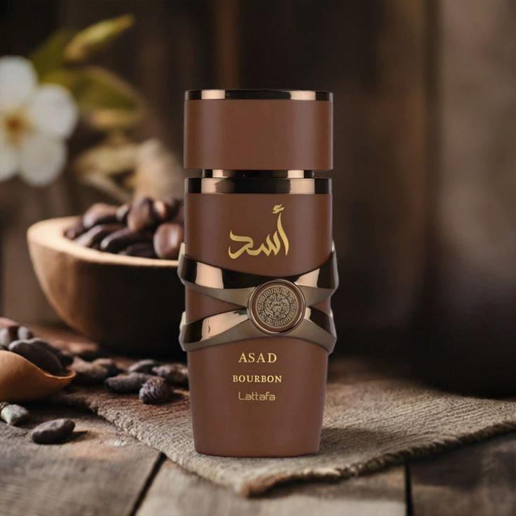 Miniatura 2 de Asad Bourbon Lattafa Perfumes para Hombres de 100ml.