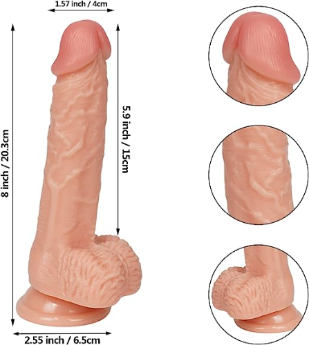 0QNF: CONSOLADOR DE SILICONA CON SUCCION 15*4CM