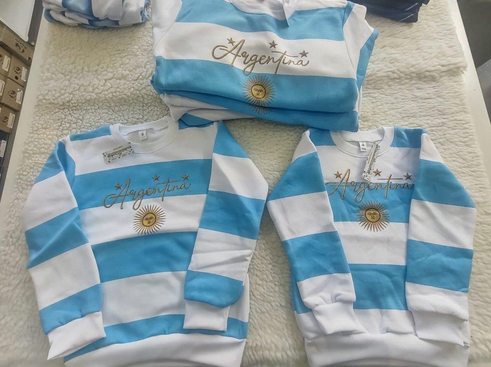  BUZO ARGENTINA SIN CAPUCHA
