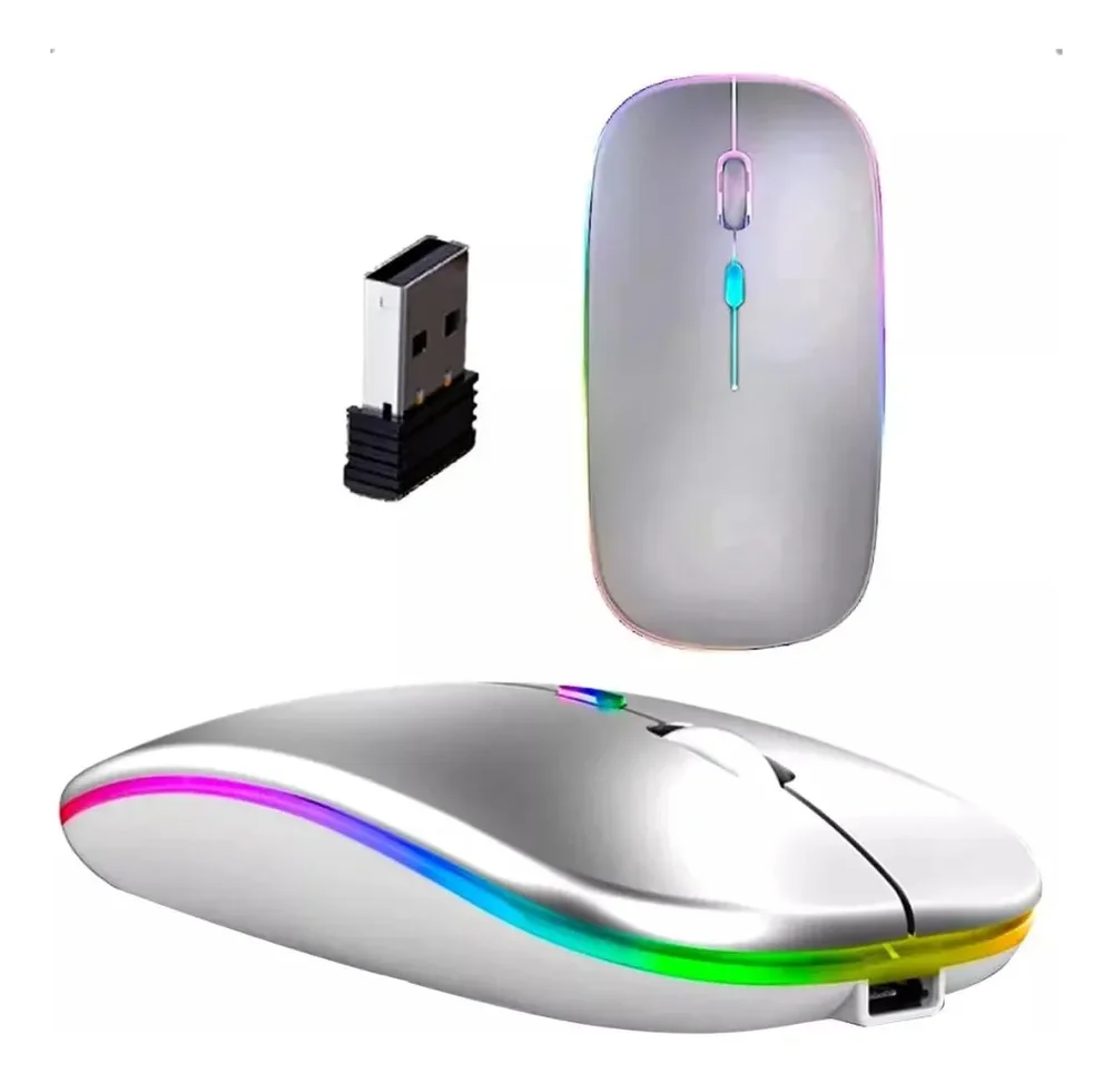 Miniatura 2 de Mouse RGB sem fio