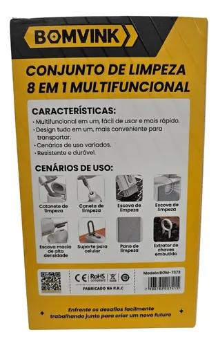 Miniatura 3 de Conjunto de limpeza 8 em 1 multifuncional