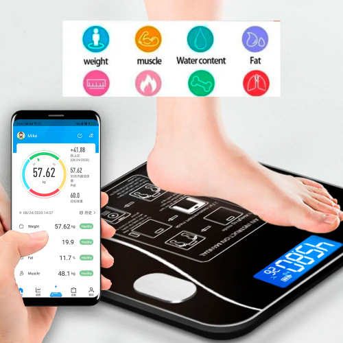 Balanza personal hasta 180kg inteligente