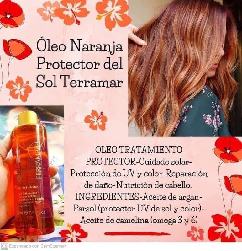 Miniatura 2 de 120ml Óleo para cabello protector de color y sol  