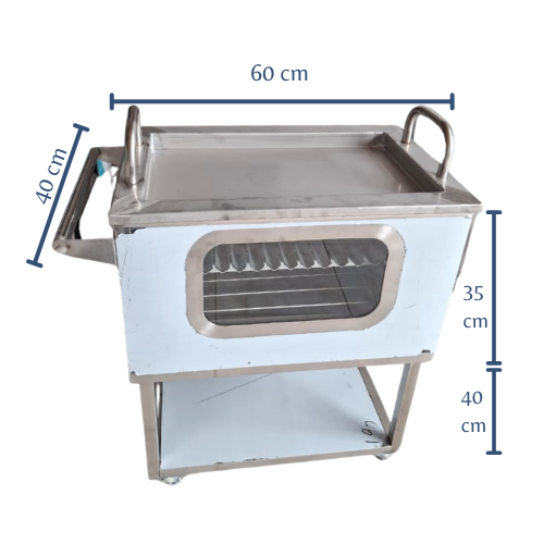 Miniatura 2 de Caja china de acero de 10Kg con visor