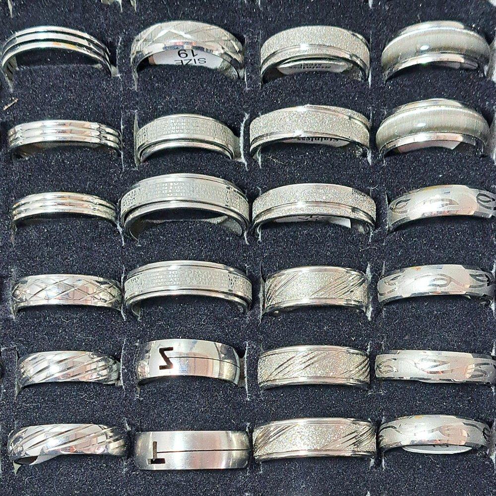 Miniatura 2 de Anillo surtido acero plateado