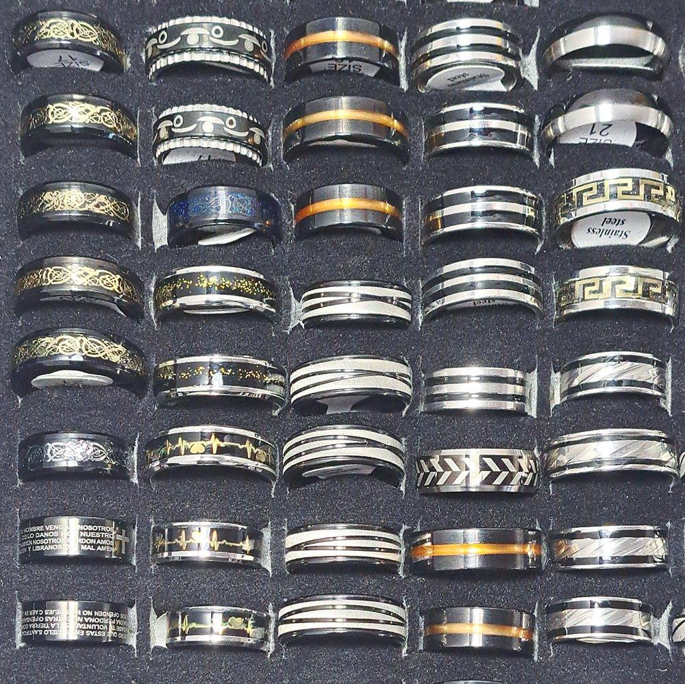 Anillo surtidos colores combinados acero