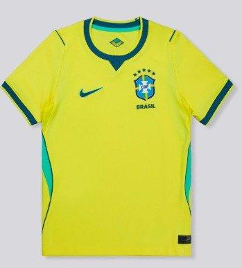2XL Talla - Brasil-Amarilla- Vini JR- tipo Player