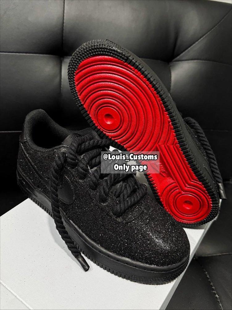 Miniatura 3 de Black Glitter AF1 