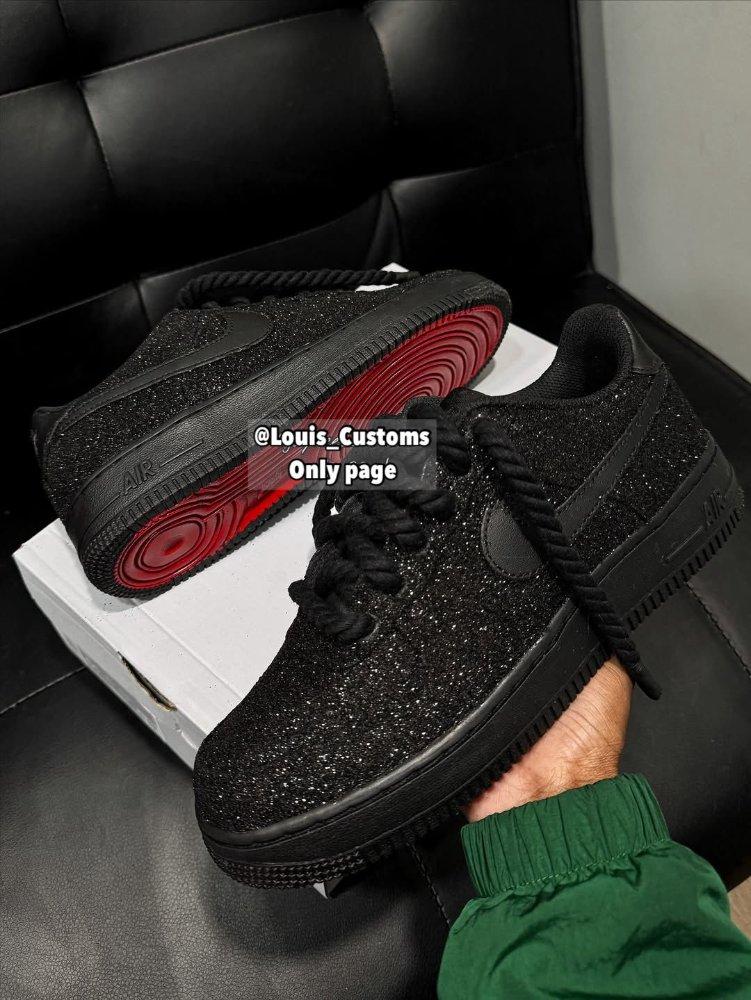Miniatura 2 de Black Glitter AF1 