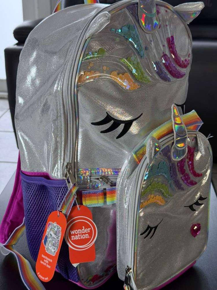 morral y lonchera unicornio WONDER N.