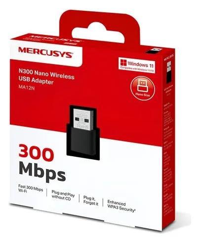 Adaptador Wifi USB Nano 300 mbps