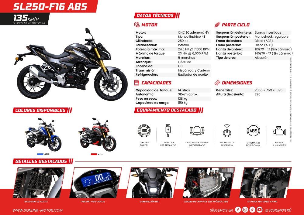 Miniatura 3 de SL250 F16 ABS