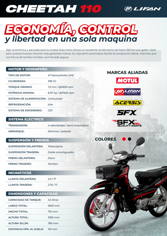 Miniatura 3 de CHEETAH 110