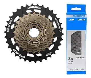 Miniatura 3 de Combo pacha y cadena shimano 7v