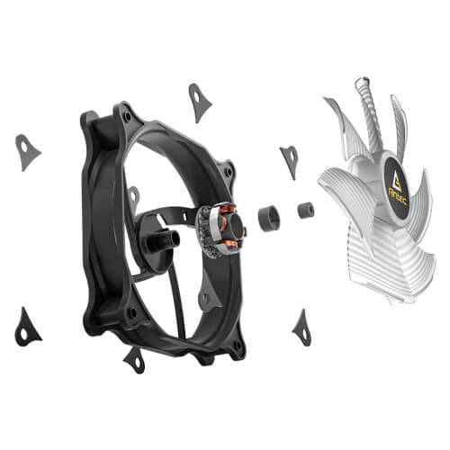 Miniatura 3 de 3 ABANICO ANTEC F12 RACING ARGB. ESTE PAQUETE INCLUYE TRES ABANICOS ARGB DE 120MM. ILUMINACIÓN ARGB, 107923.