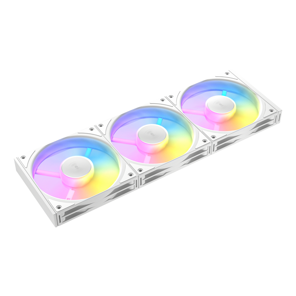 Miniatura 3 de ABANICO ANTEC C120 ARGB BLANCO. ESTE PAQUETE INCLUYE TRES ABANICOS ARGB DE 120MM. ILUMINACIÓN ARGB PERSONALIZABLE Y SINCRONIZABLE CON PLACA BASE,107919.