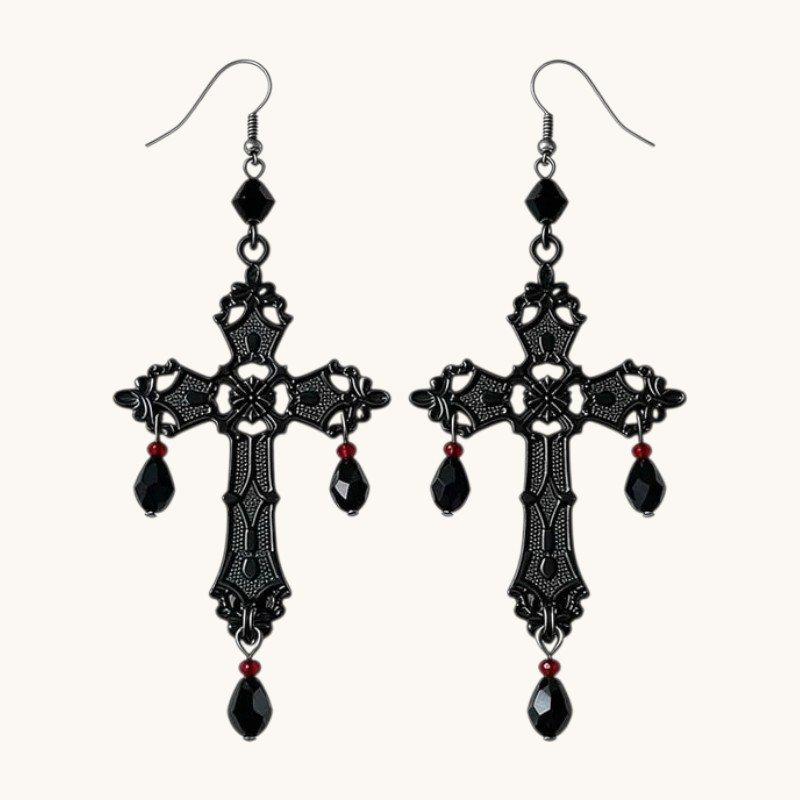 Aretes "vampire goth"