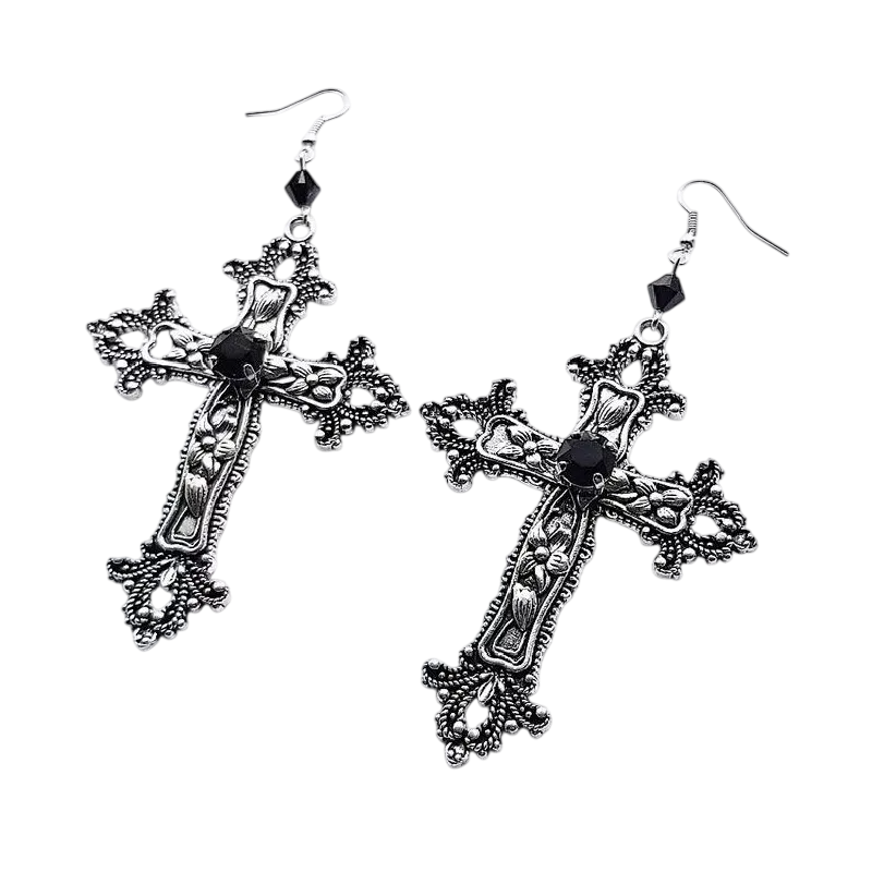 Aretes de cruz