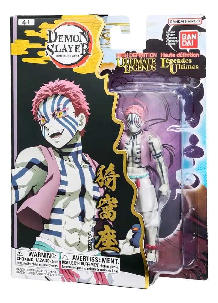 Demon Slayer - Figura de acción de Akaza de 5 pulgadas