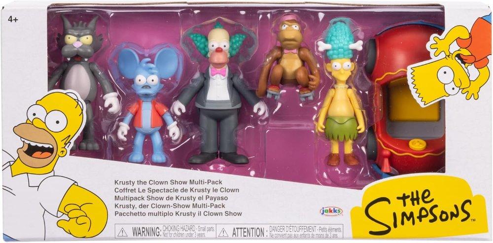 The Simpsons Figura de 2.5 pulgadas Multipack Krusty The Clown Show Set