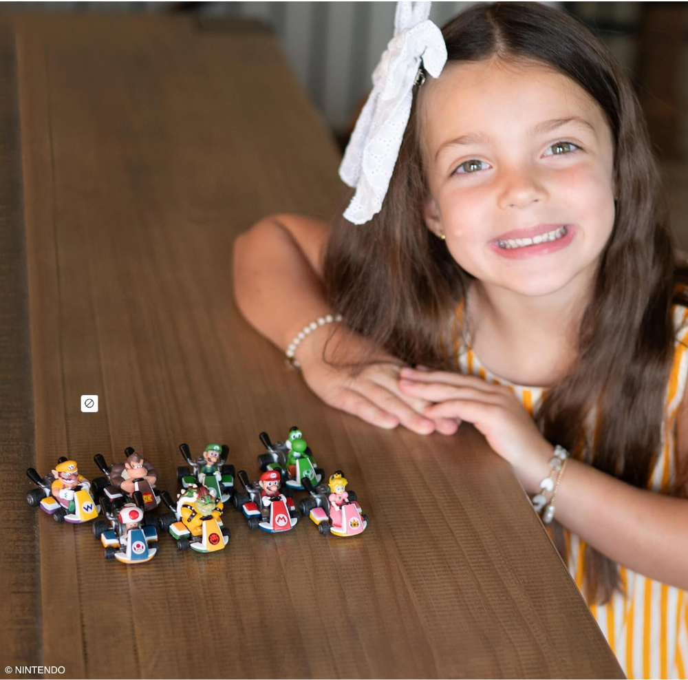 Miniatura 2 de  TOMY Mario Kart Pull Back Racers - Juguetes de Mario de Nintendo