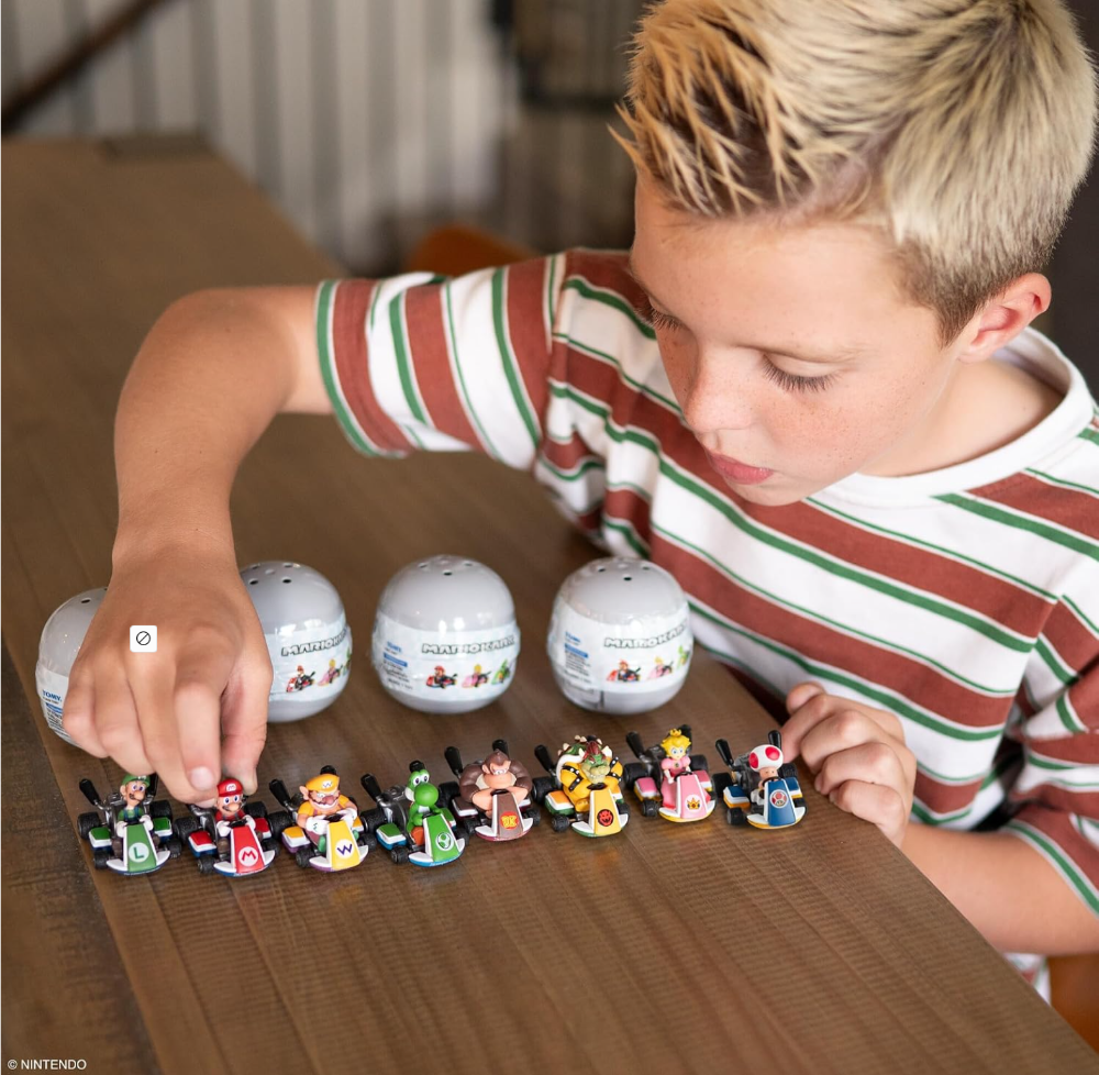 Miniatura 3 de  TOMY Mario Kart Pull Back Racers - Juguetes de Mario de Nintendo