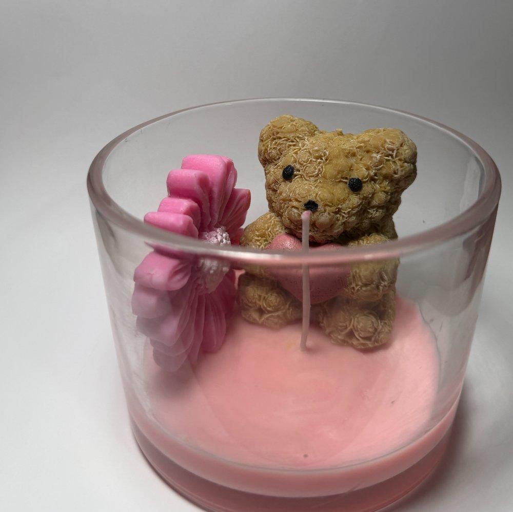 Teddy & Bloom Candle 