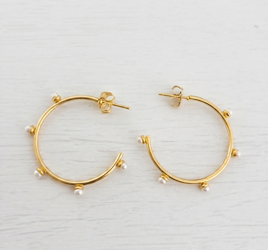 Argollas Perlas