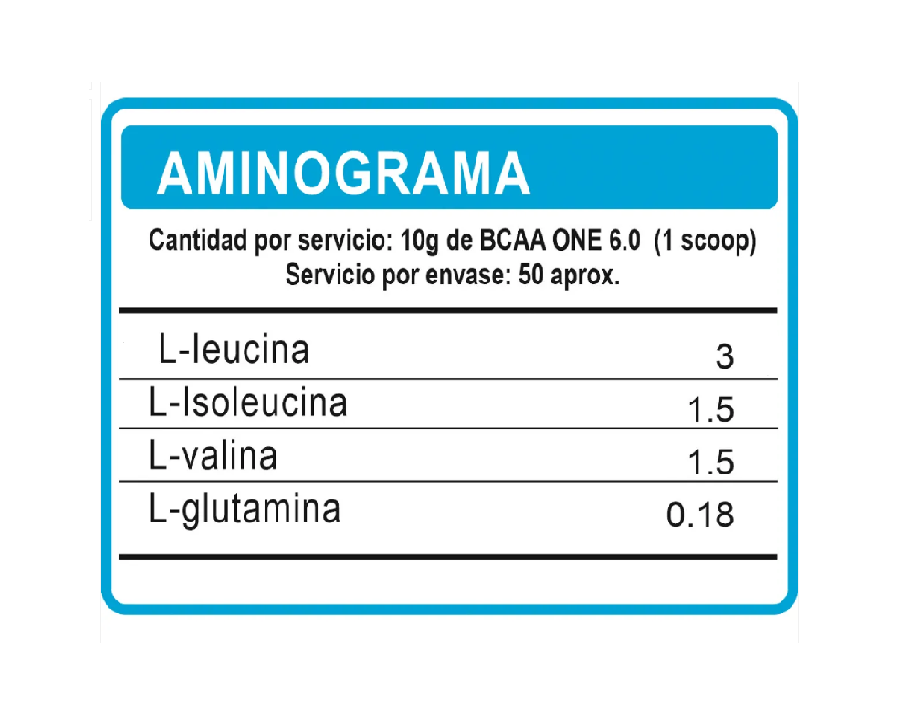 Miniatura 2 de Bcaa 12000 One 500 Gr - INN