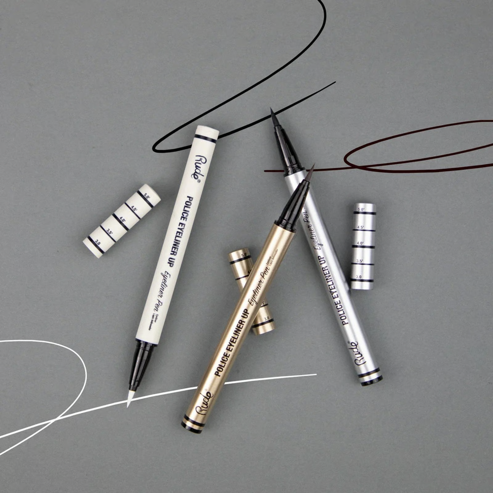 Miniatura 2 de Delineador Líquido Blanco Police Eyeliner - Rude Cosmetics