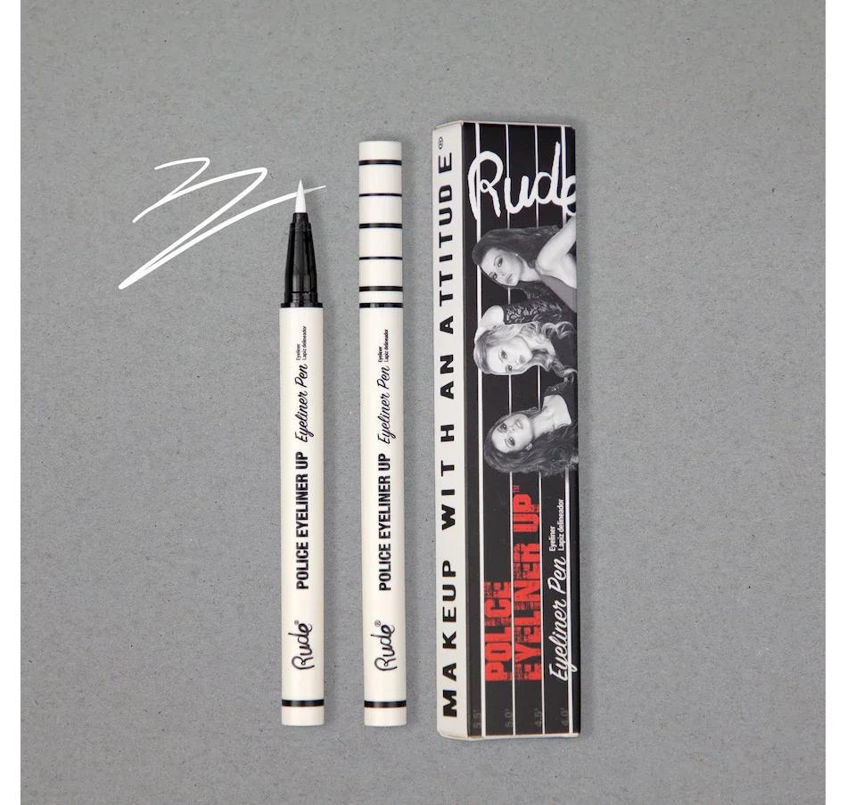 Delineador Líquido Blanco Police Eyeliner - Rude Cosmetics